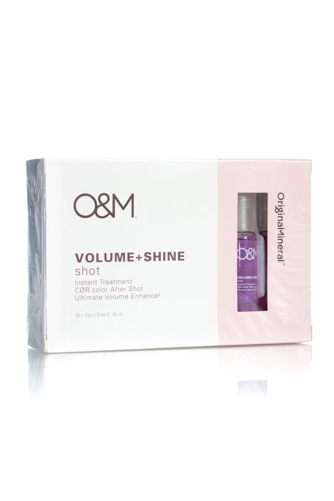 O&M VOLUME + SHINE SHOT INSTANT TREATMENT 12 X 13ML