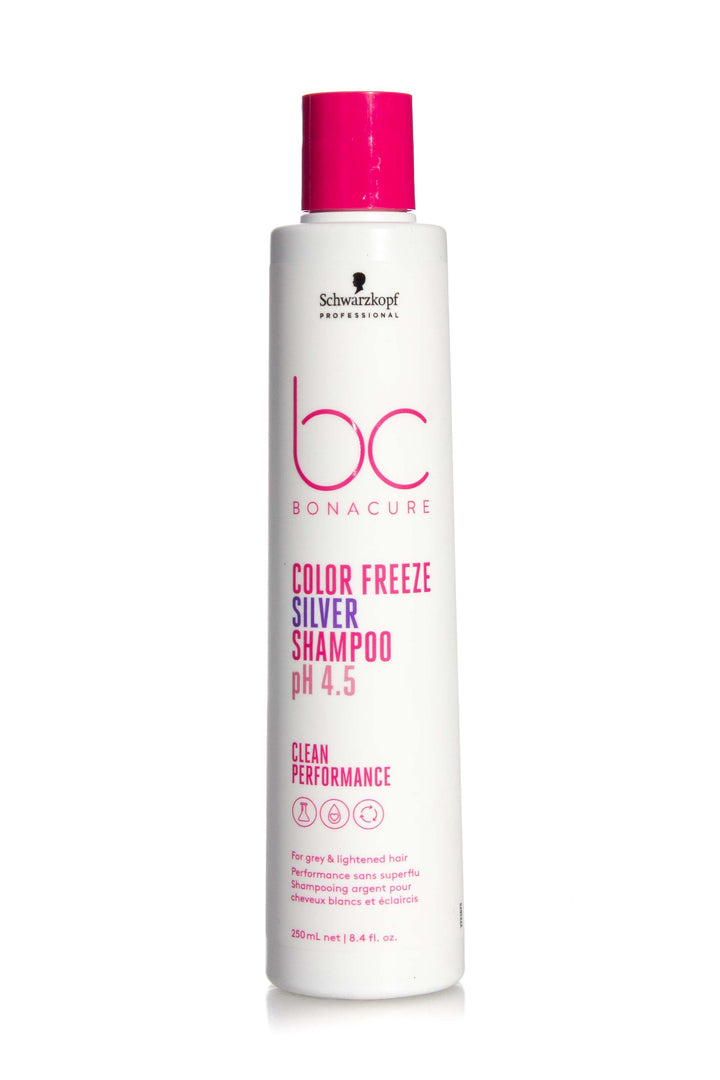 SCHWARZKOPF BONACURE Clean Performance Ph 4.5 Color Freeze Silver Shampoo | Various Sizes