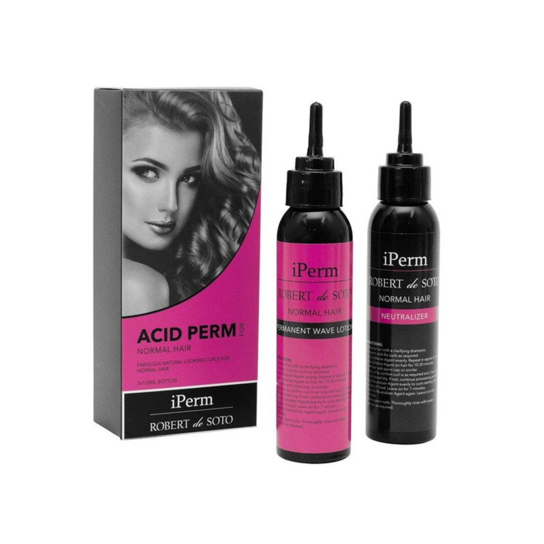 ROBERT DE SOTO IPERM ACID PERM FOR NORMAL HAIR 2X 100ML