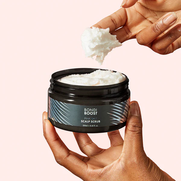 BONDI BOOST Pink Salt Scalp Scrub | Various Sizes
