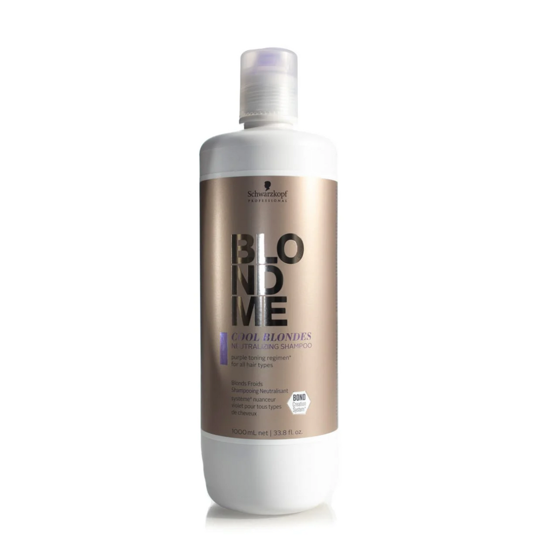 SCHWARZKOPF BLONDME COOL BLONDES NEUTRALISING SHAMPOO 1L