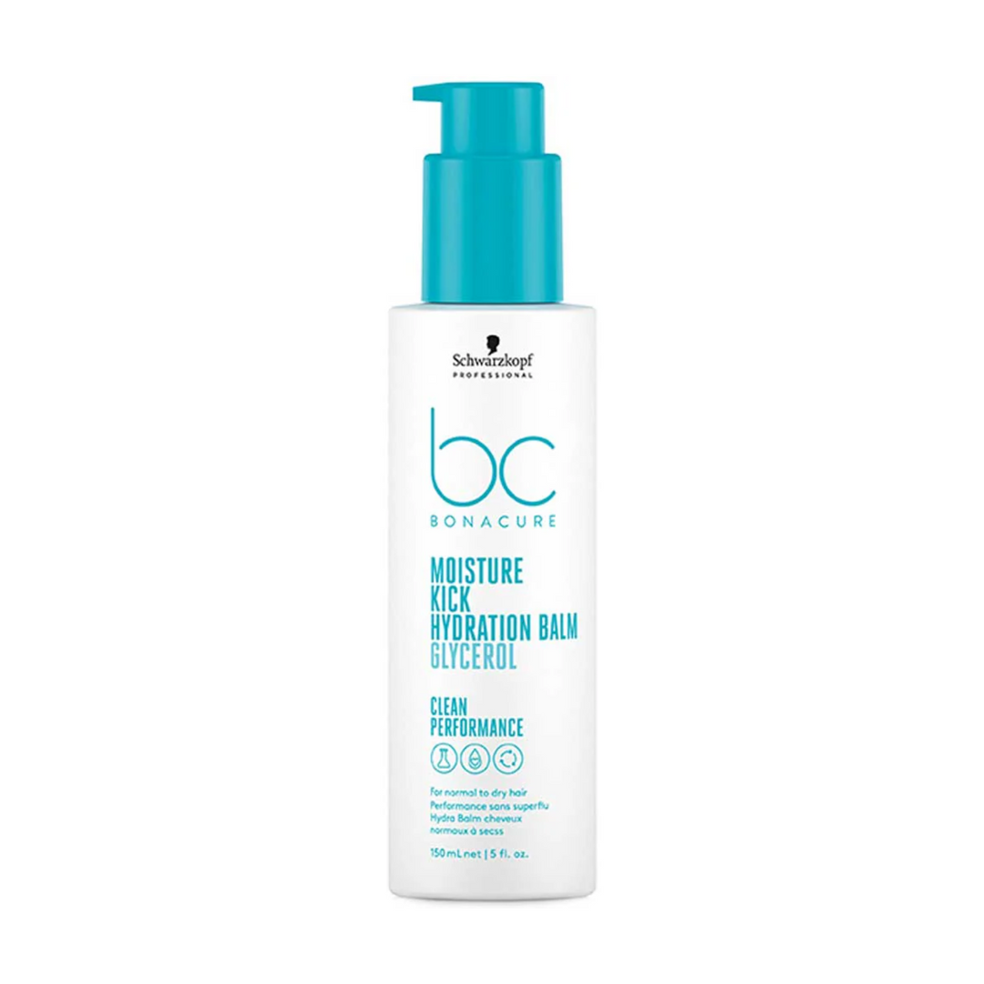 SCHWARZKOPF BONACURE CLEAN PERFORMANCE MOISTURE KICK HYDRATION BALM 150ML