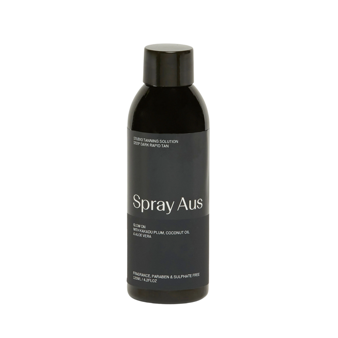 SPRAY AUS PROFESSIONAL TANNING SOLUTION DEEP DARK RAPID TAN 125ML