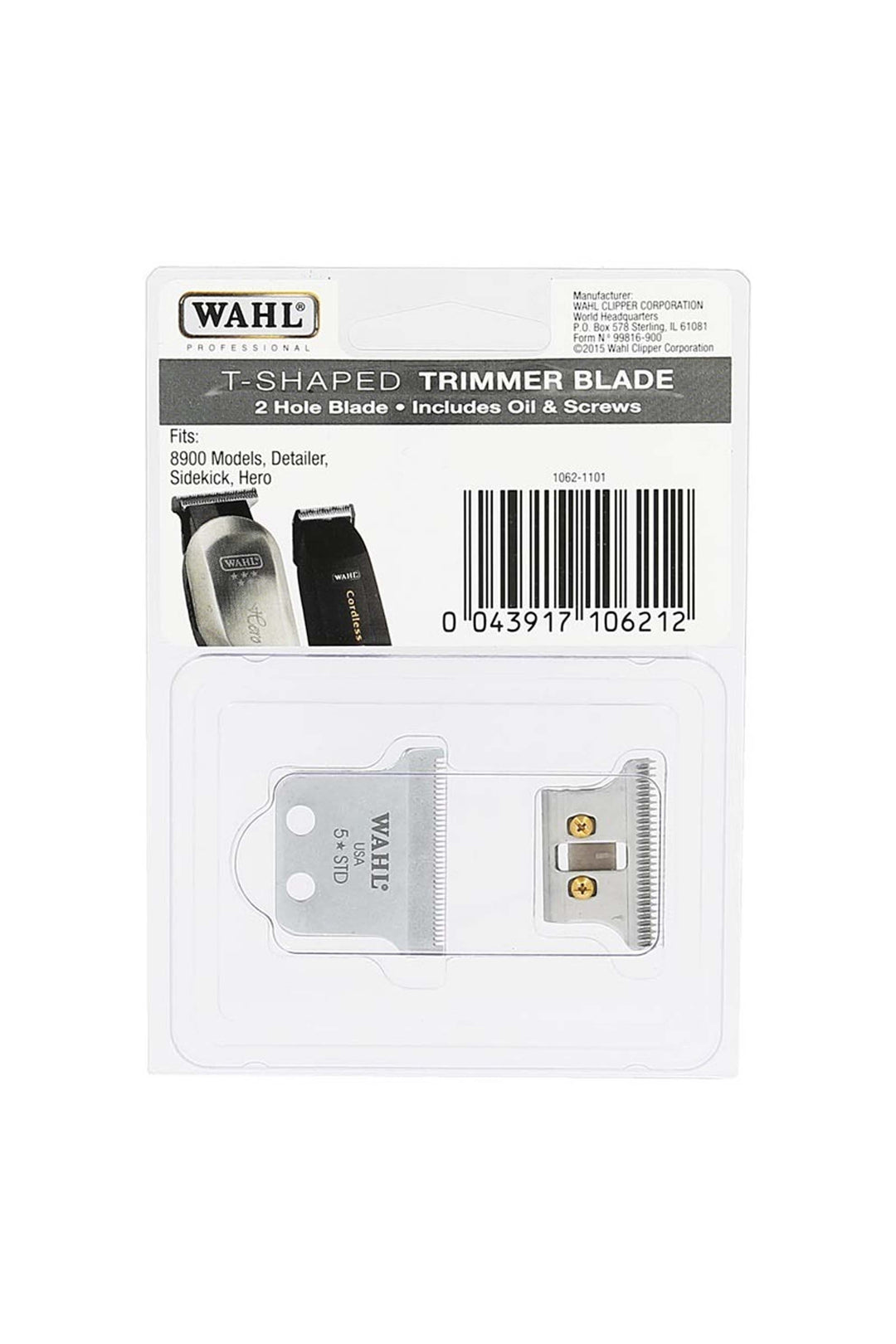 WAHL T-SHAPED TRIMMER BLADE SET FOR 8900/STYLIST