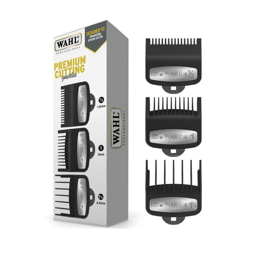 WAHL PREMIUM CUTTING GUIDES 3 PACK - 1/2, 1, 1&1/2