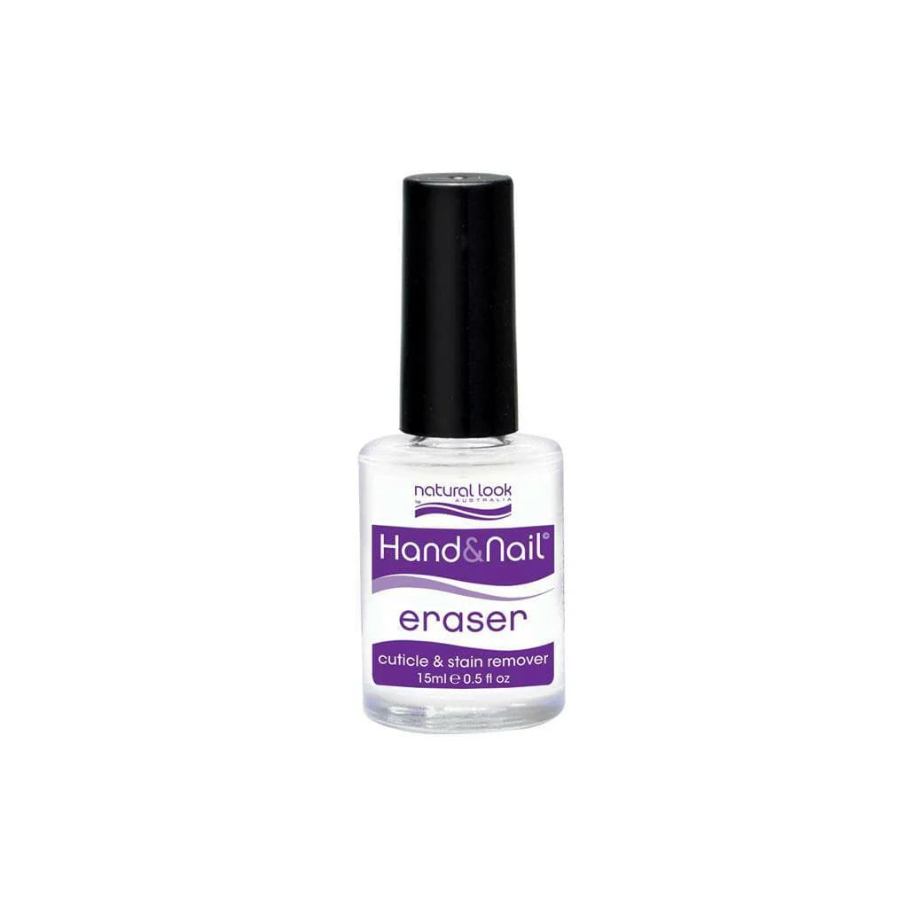 NATURAL LOOK HAND & NAIL ERASER CUTICLE & STAIN REMOVER 15ML