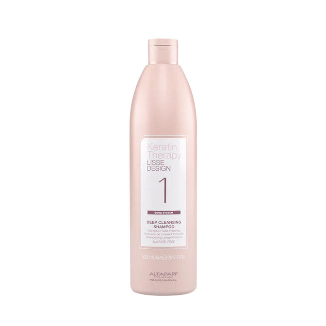 ALFAPARF MILANO KERATIN THERAPY LISSE DESIGN DEEP CLEANSING SHAMPOO 500ML