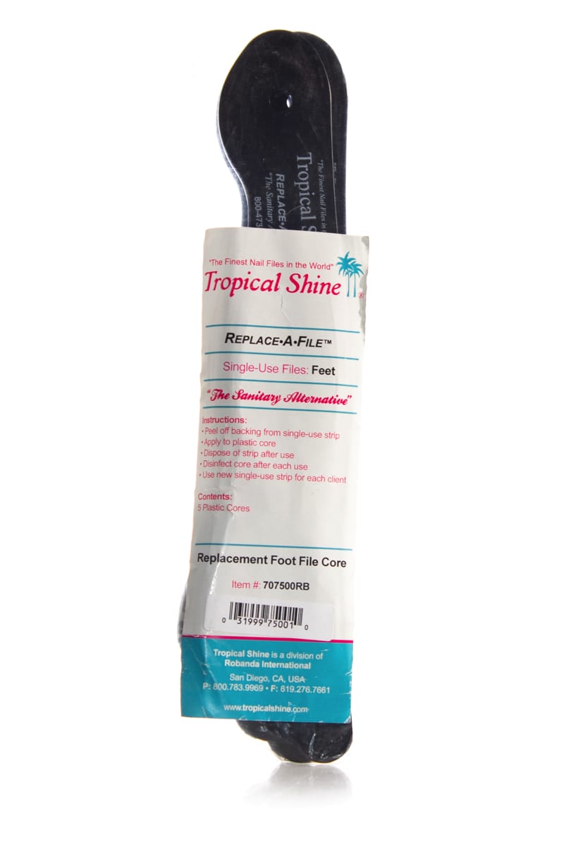 TROPICAL SHINE REPLACE-A-FILE FOOT FILE CORE 5 PACK