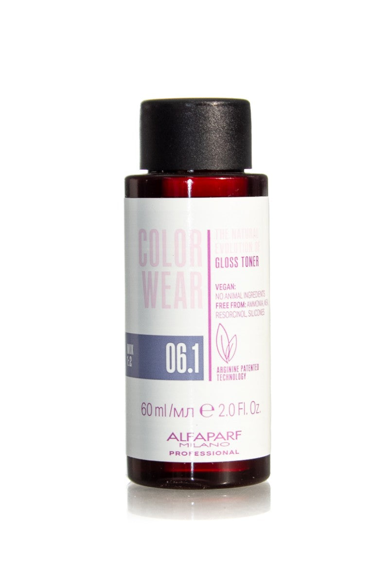 ALFAPARF MILANO COLOR WEAR GLOSS TONER 60ML 06.1