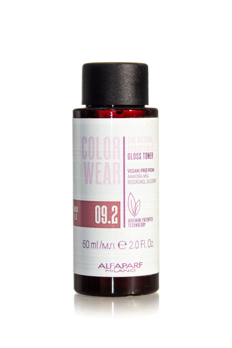 ALFAPARF MILANO COLOR WEAR GLOSS TONER 60ML 09.2