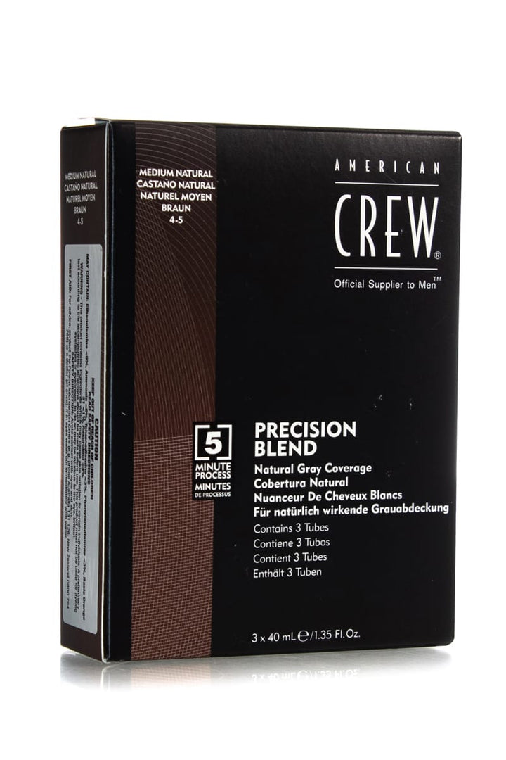 AMERICAN CREW Precision Blend Natural Gray Coverage  |  3 X 40ml, Various Colours
