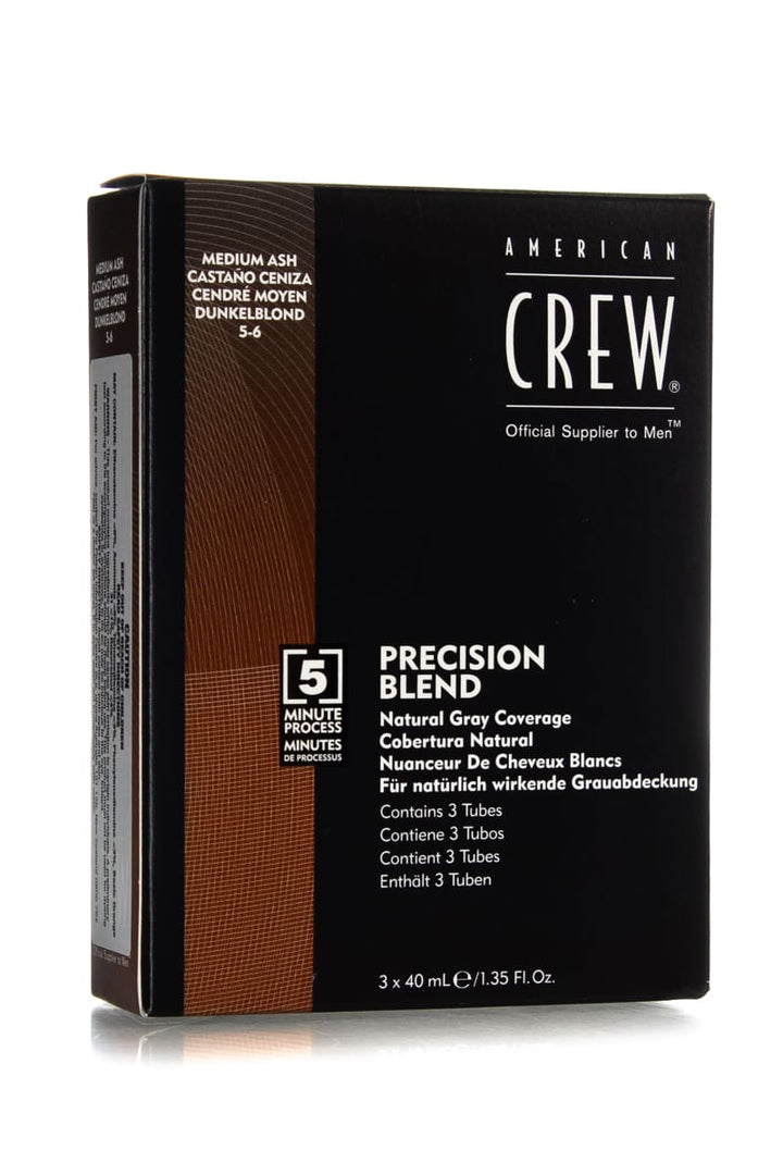 AMERICAN CREW Precision Blend Natural Gray Coverage  |  3 X 40ml, Various Colours