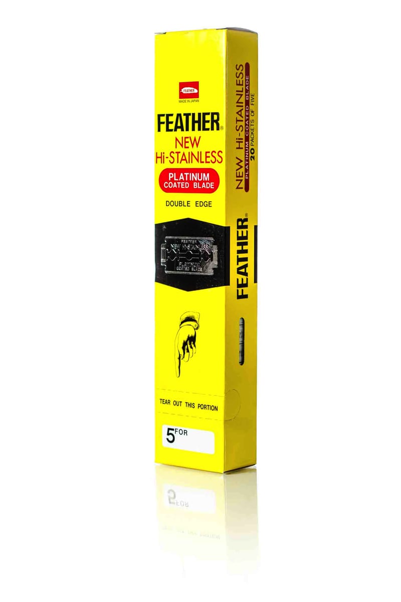FEATHER DOUBLE EDGE BLADES 20 PACKETS OF 5