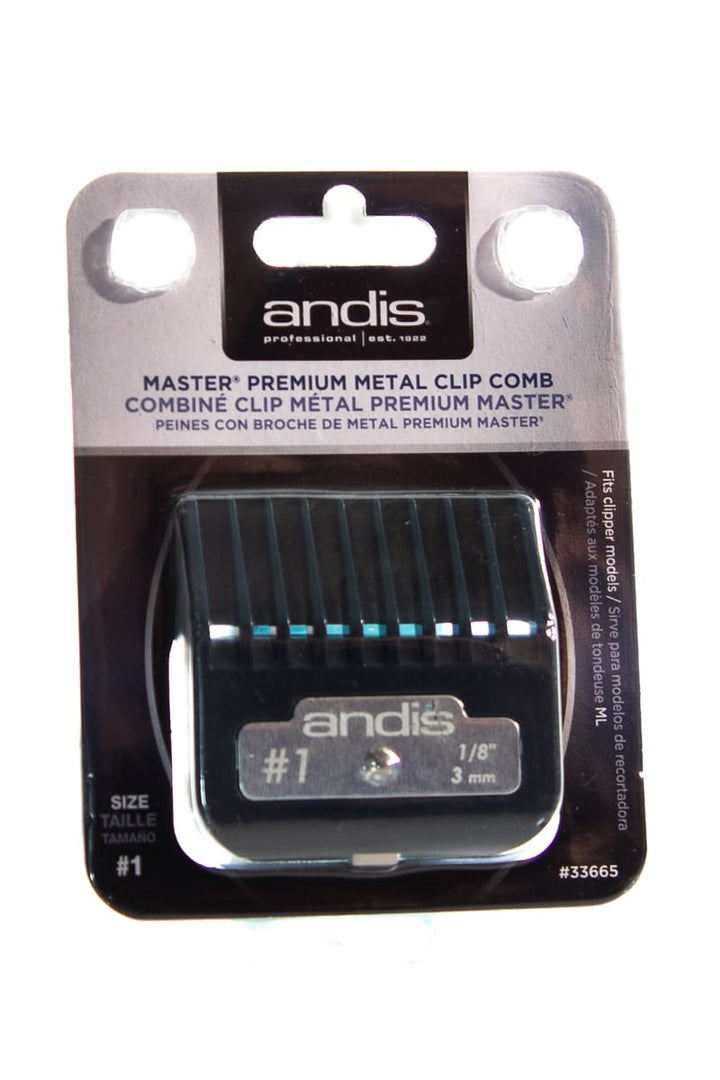 ANDIS Master Premium Metal Clip Comb -  |  Various Sizes