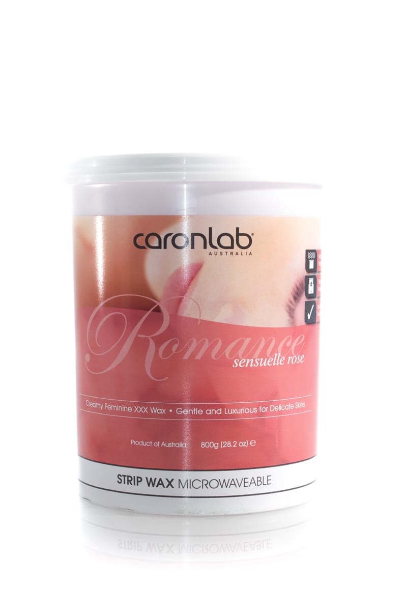 CARONLAB ROMANCE SENSUELLE ROSE XXX STRIP WAX MICROWAVEABLE 800G – Salon  Hair Care