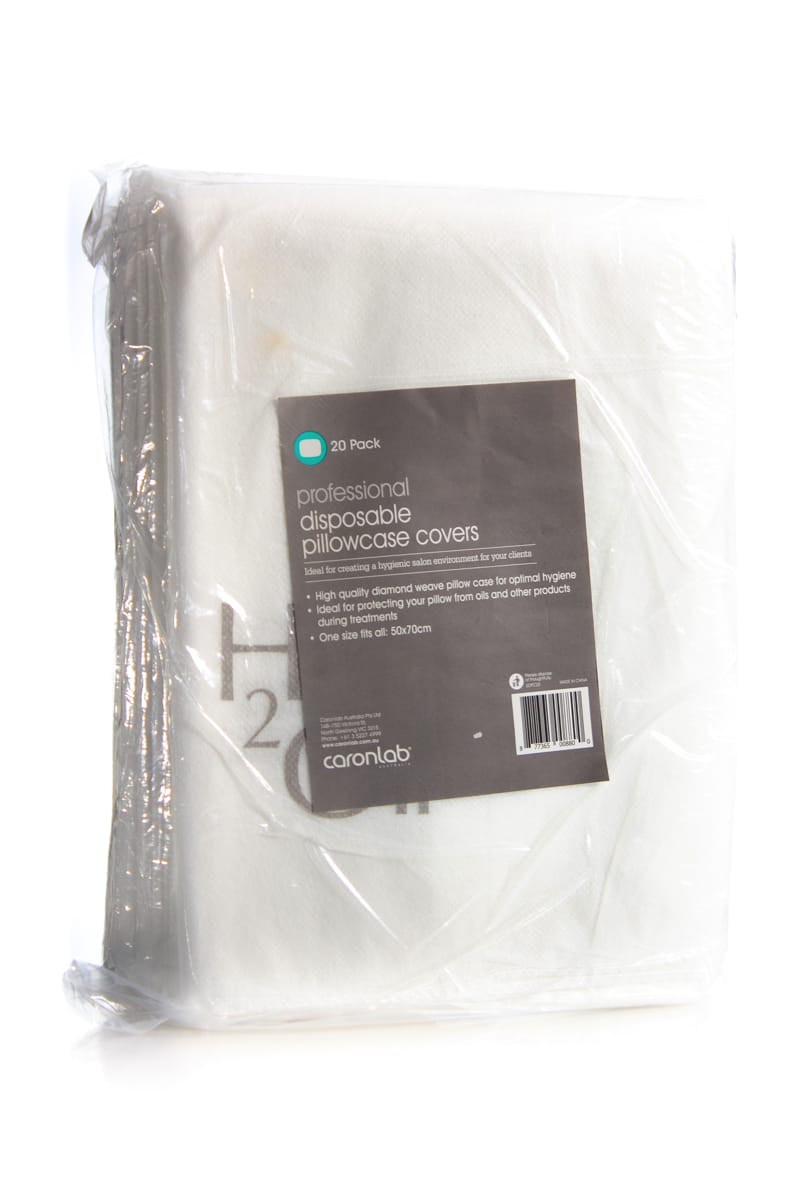 CARONLAB PROFESSIONAL DISPOSABLE PILLOWCASE COVERS 20 PACK - 50 X 70CM