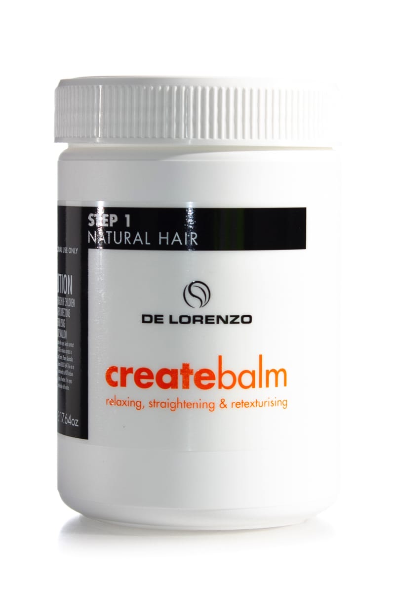 DE LORENZO CREATE BALM STEP 1 NATURAL HAIR 500G – Salon Hair Care