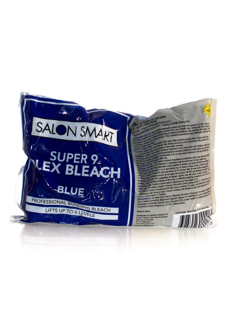 SALON SMART SUPER 9 PLEX BLUE BLEACH 500G