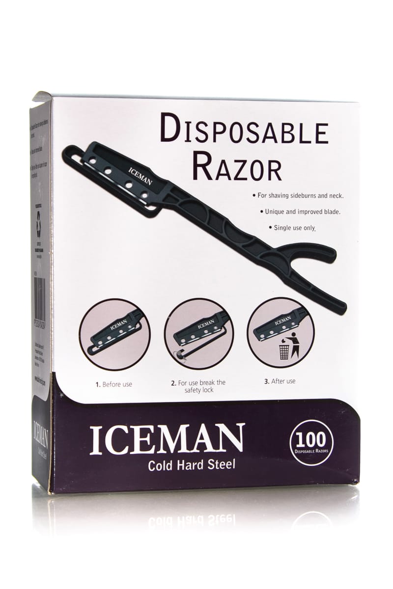 ICEMAN DISPOSABLE RAZOR 100 PACK