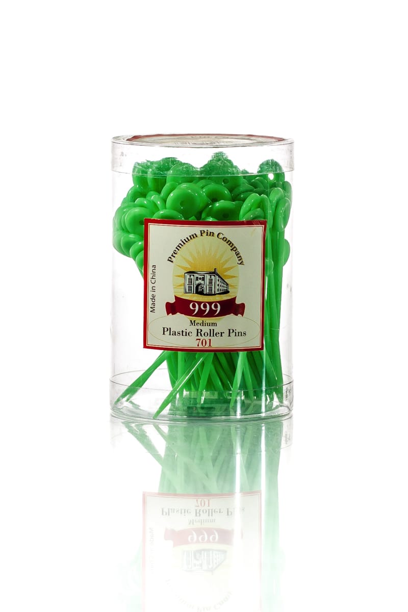 DATELINE PROFESSIONAL 999 PLASTIC ROLLER PINS GREEN