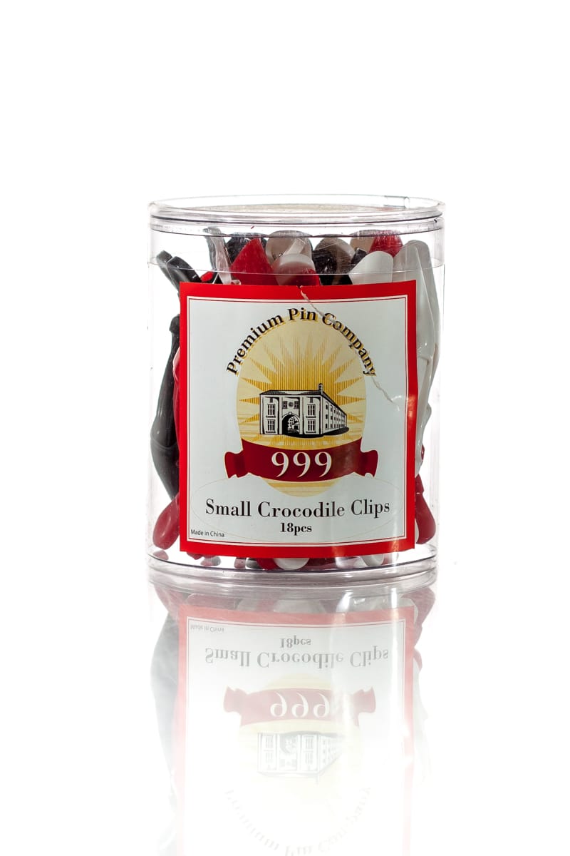 DATELINE PROFESSIONAL 999 CROCODILE CLIP SET 18 PACK SMALL