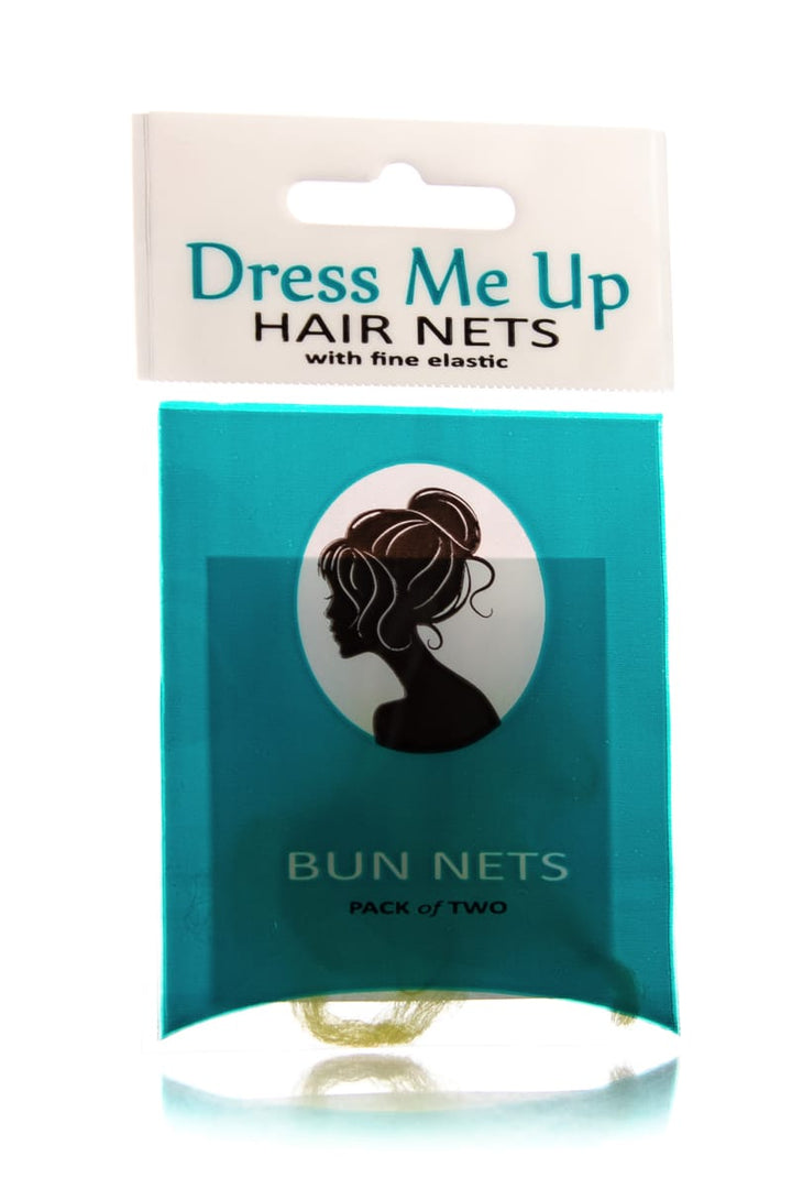 DRESS ME UP Bun Hair Nets 2 Pack  |  Various Colours