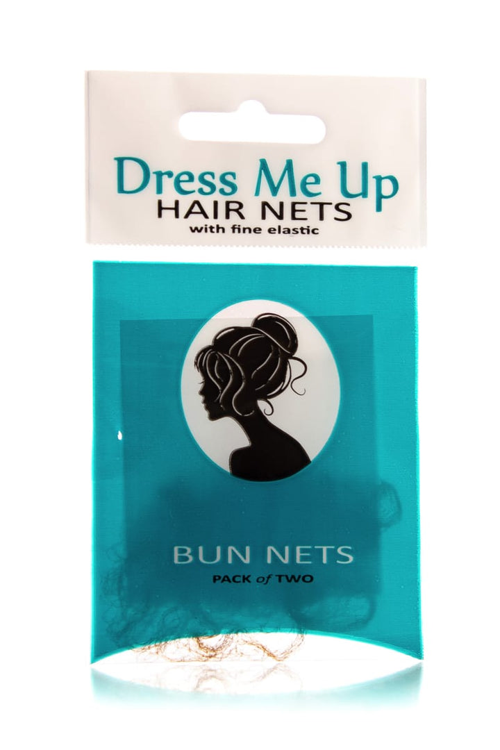 DRESS ME UP Bun Hair Nets 2 Pack  |  Various Colours