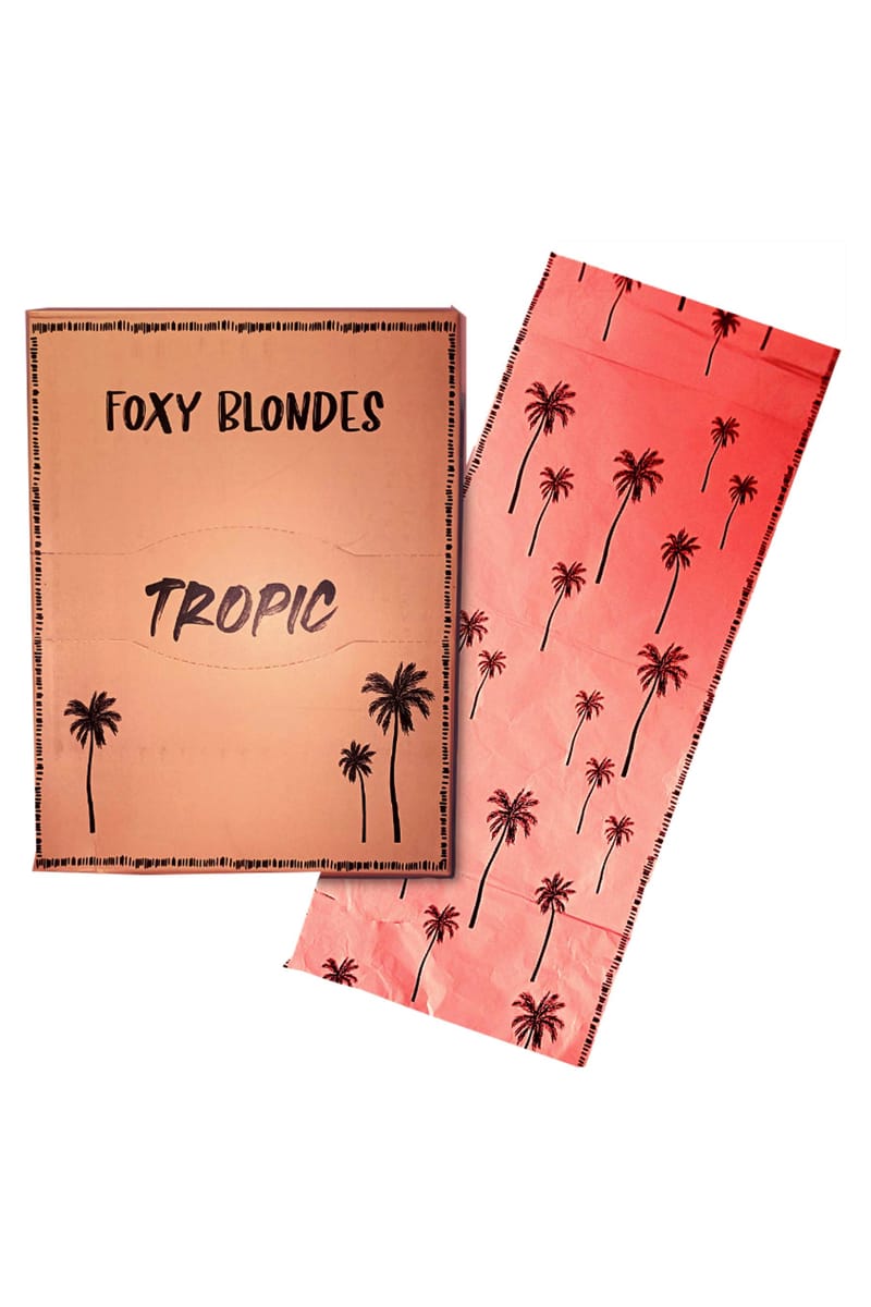 FOXY BLONDES TROPICAL FOIL - 40CM 250 SHEETS *CLEARANCE*
