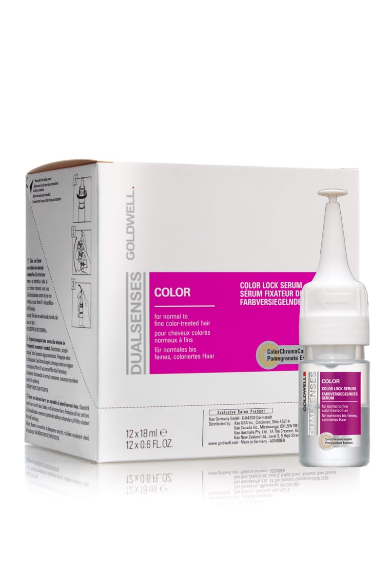 GOLDWELL DUALSENSES COLOR LOCK SERUM BOX 12 x 18ML