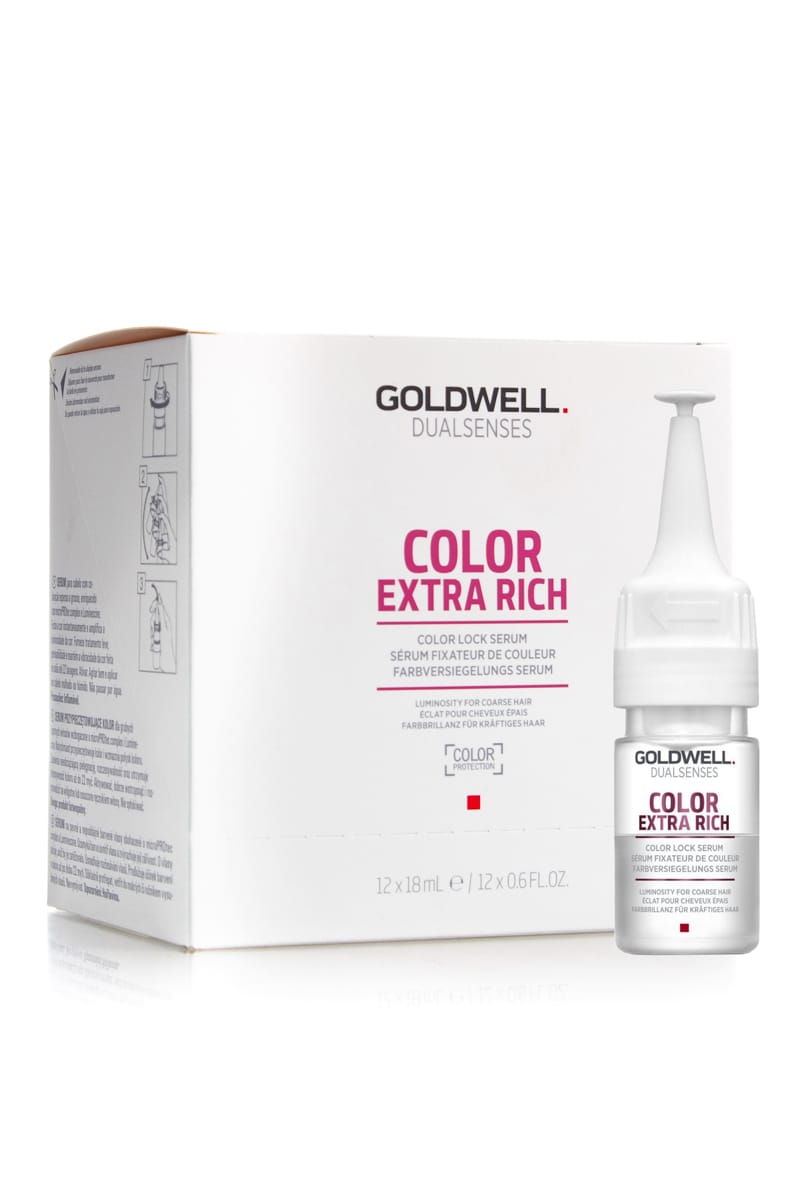 GOLDWELL DUALSENSES COLOR EXTRA RICH COLOR LOCK SERUM 12 x 18ML