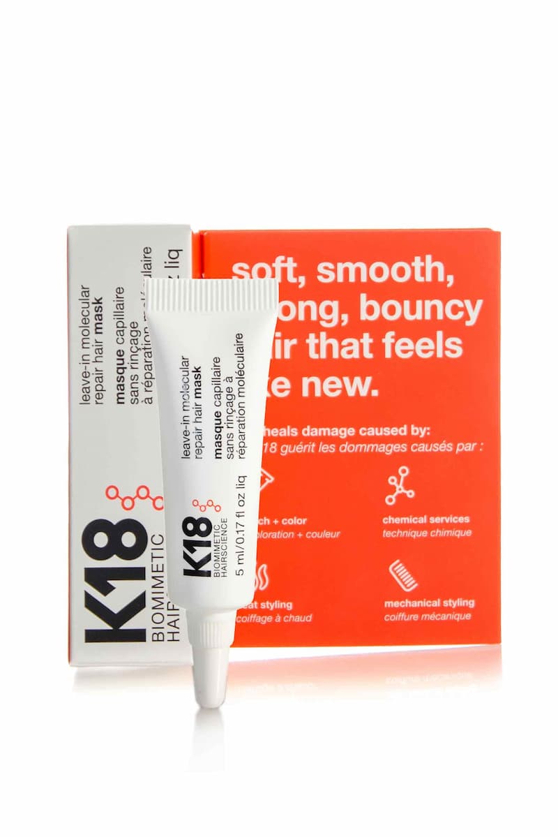 K18 LEAVE-IN MOLECULAR REPAIR HAIR MASK 5ML