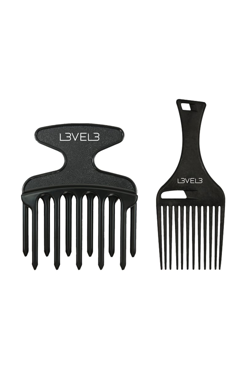 LEVEL 3 3 PIECE HAIR PICK COMB SET