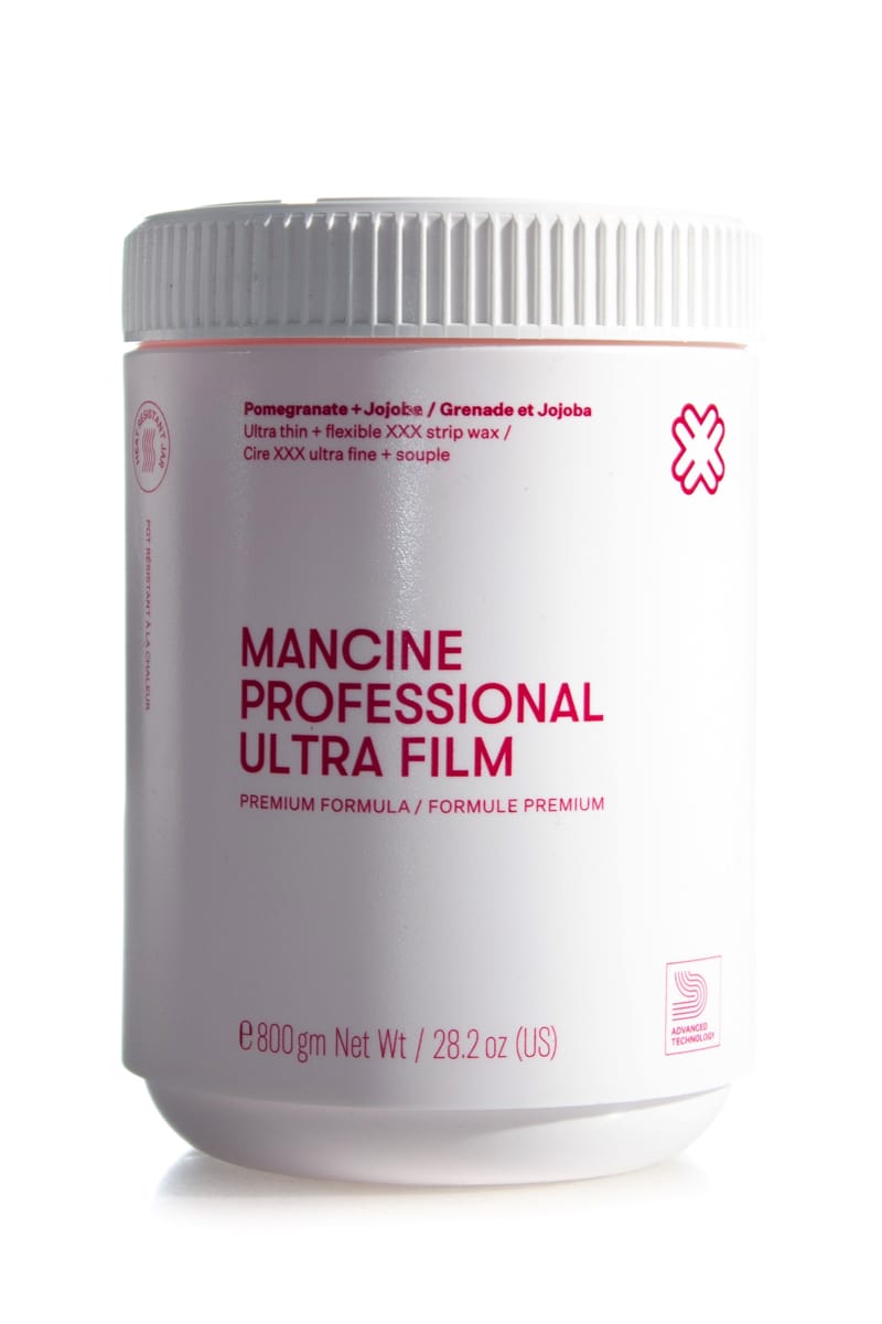 MANCINE PROFESSIONAL ULTRA FILM STRIP WAX 800G POMEGRANATE + JOJOBA – Salon  Hair Care