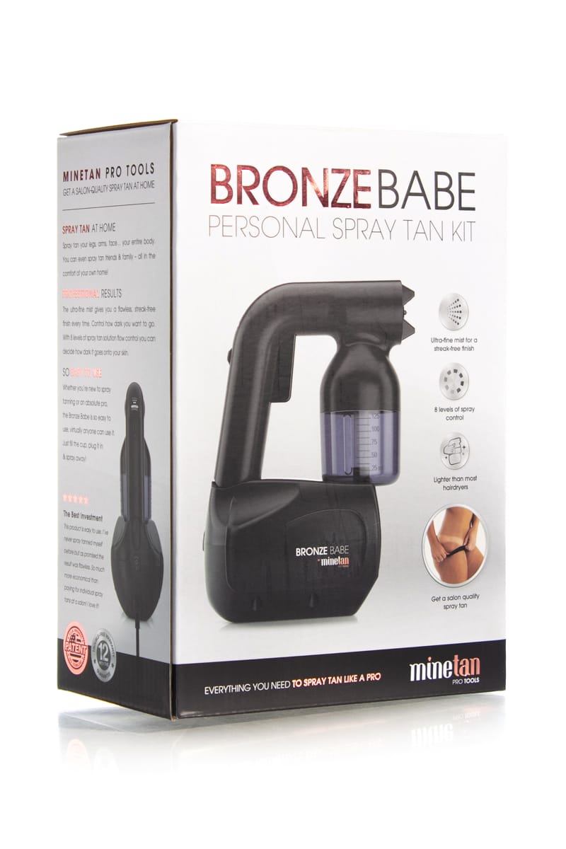 MineTan Kit Bronze Babe - Pulvérisateur Portable Pour Bronzage En Spray Professionnel à Domicile