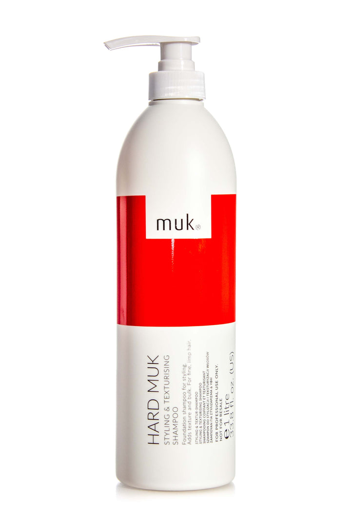 MUK HARD Styling & Texturising Shampoo | Various Sizes