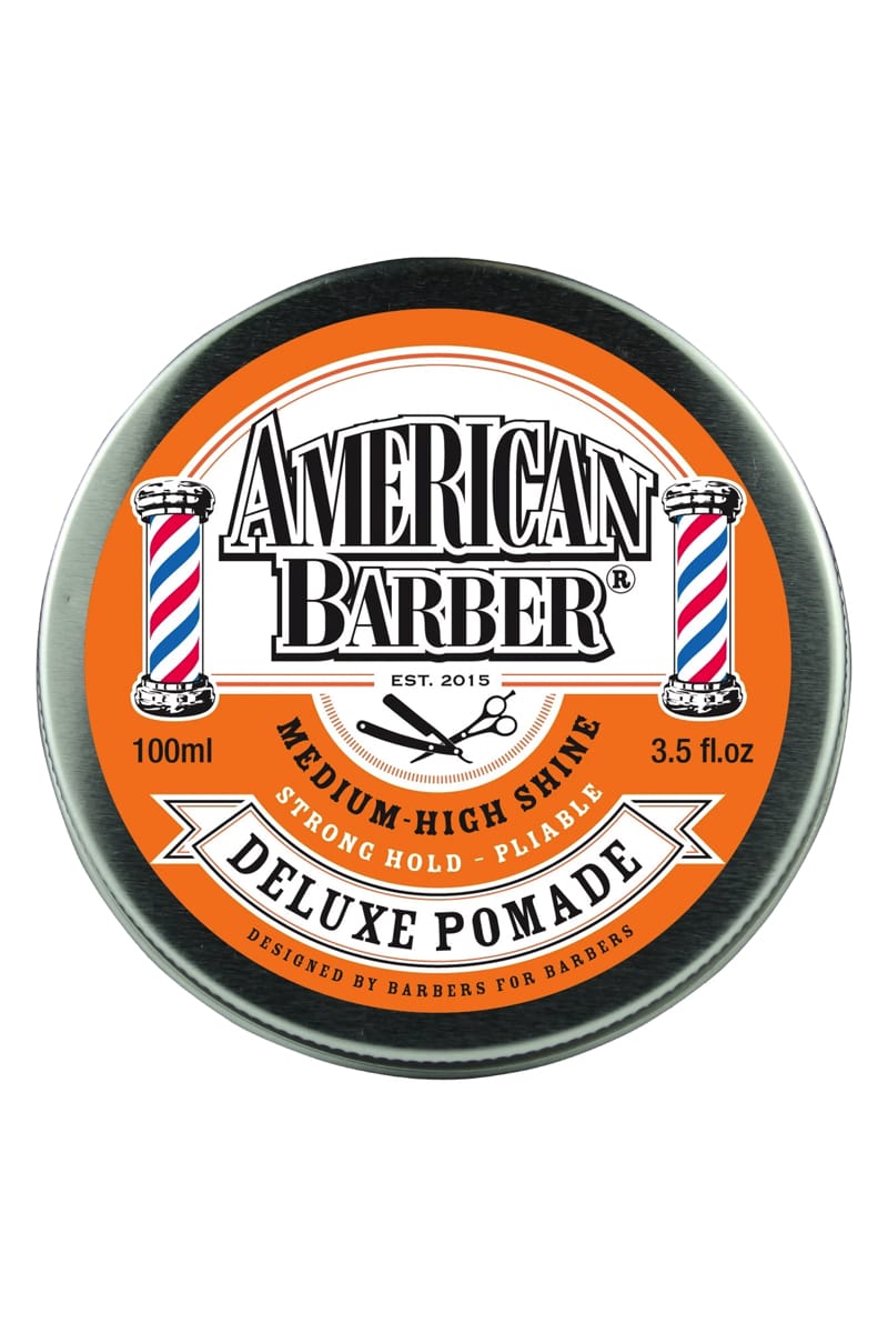 AMERICAN BARBER DELUXE POMADE MEDIUM-HIGH SHINE 100ML