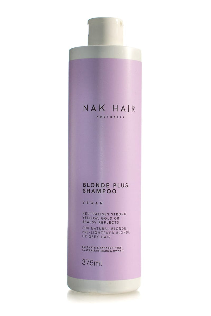 NAK HAIR Blonde Plus Shampoo  |  Various Sizes *CLEARANCE