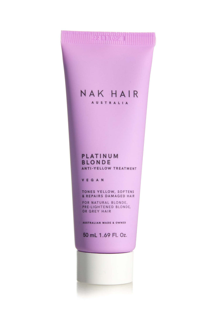 NAK HAIR Platinum Blonde Anti-Yellow Treatment  |  Various Sizes *CLEARANCE