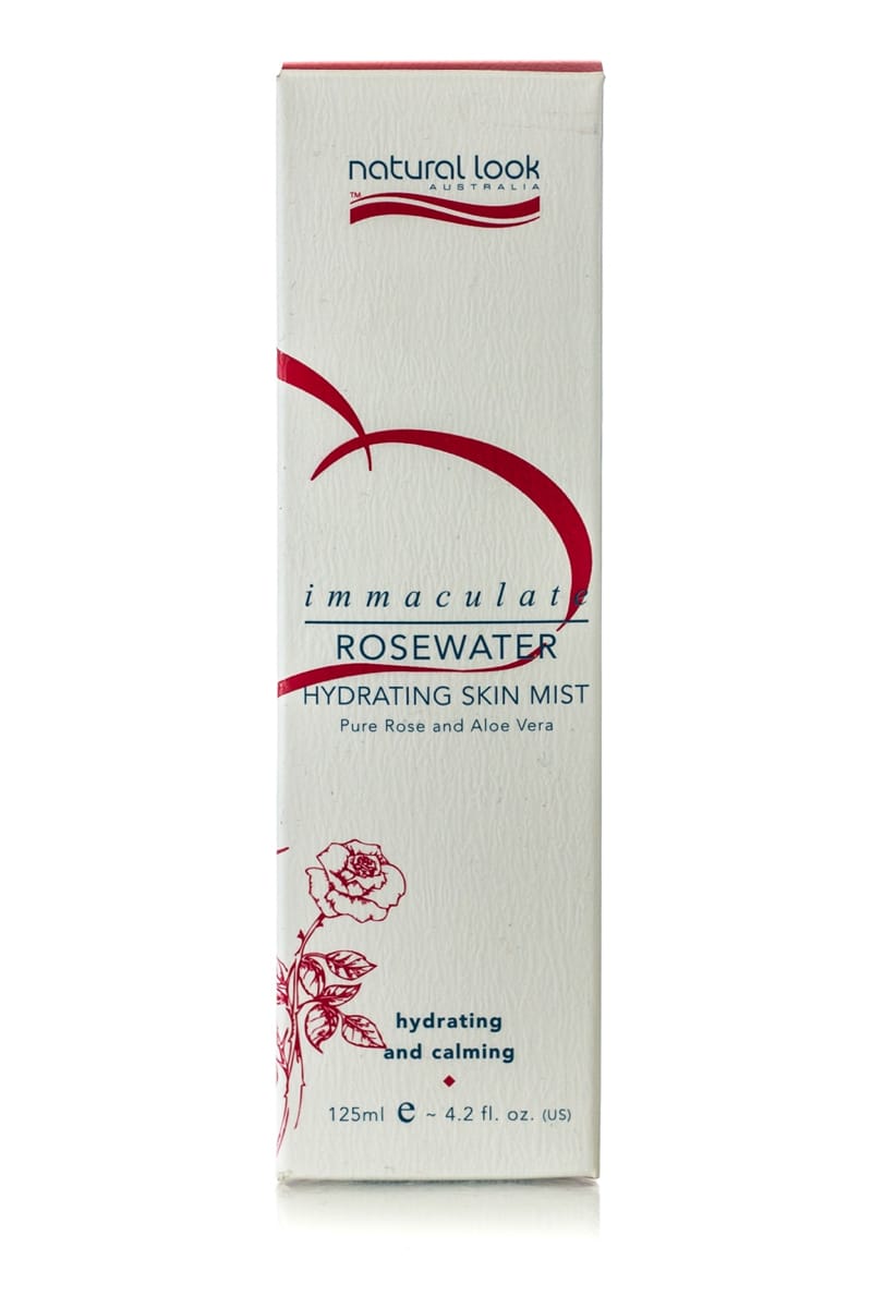 NATURAL LOOK IMMACULATE ROSE WATER HYDRATING SKIN MIST 125ML