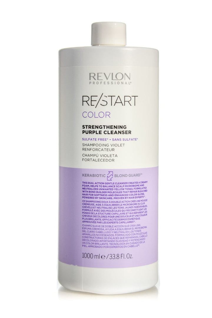 REVLON RESTART Color Strengthening Purple Cleanser | Various Sizes