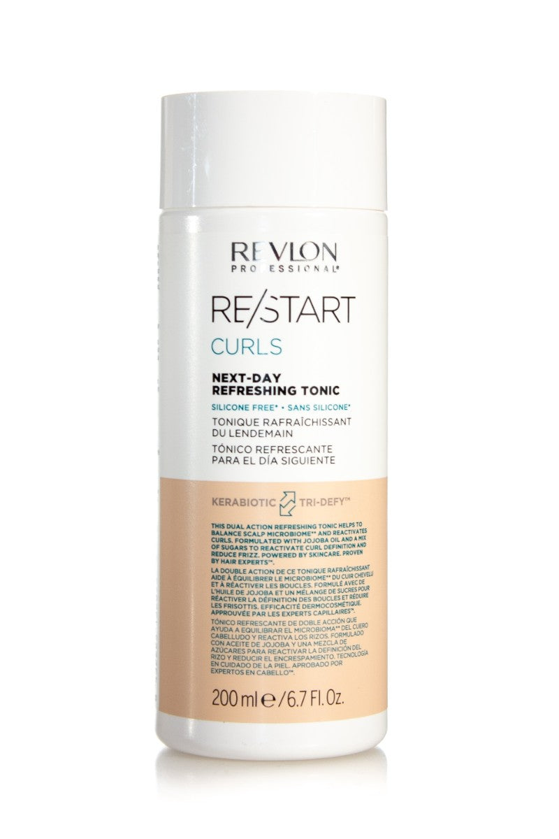 REVLON RESTART CURLS NEXT-DAY Salon Hair – REFRESHING Care TONIC 200ML