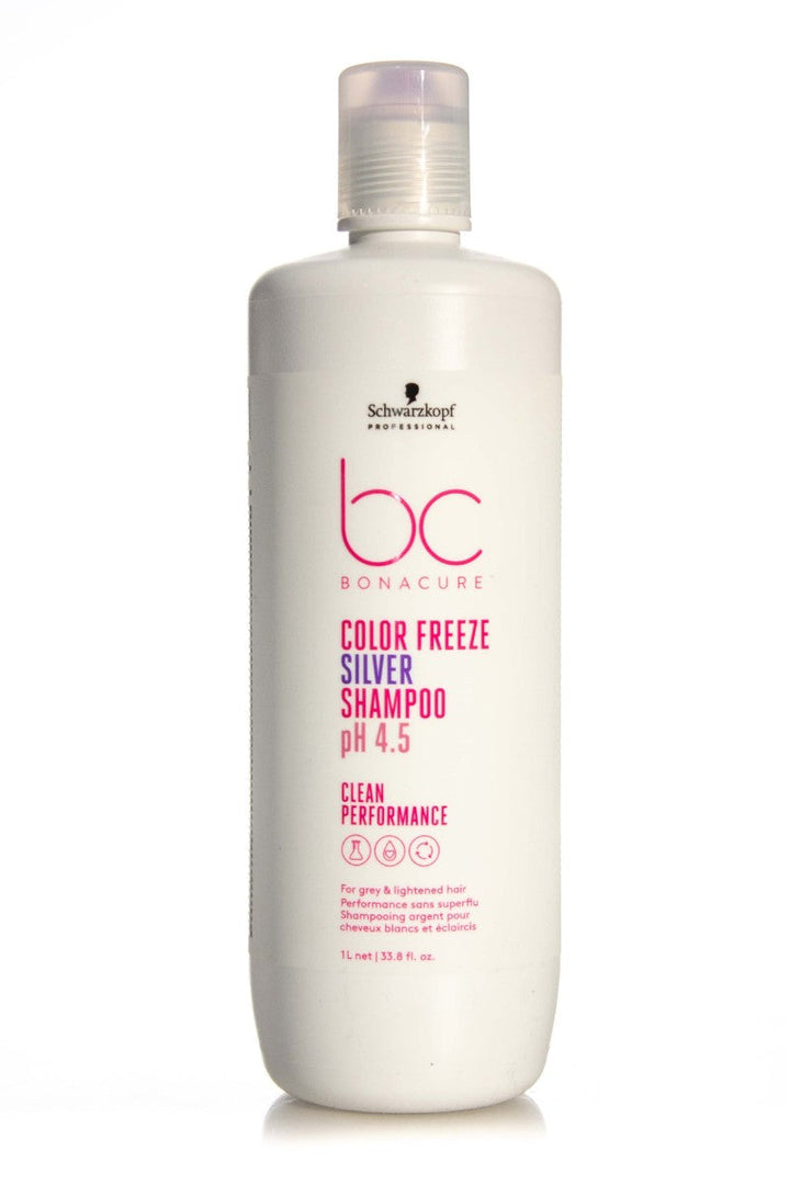 SCHWARZKOPF BONACURE Clean Performance Ph 4.5 Color Freeze Silver Shampoo | Various Sizes