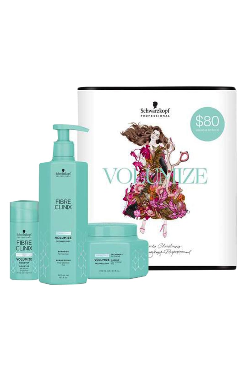 SCHWARZKOPF 2020 FIBRE CLINIX VOLUME TRIO PACK