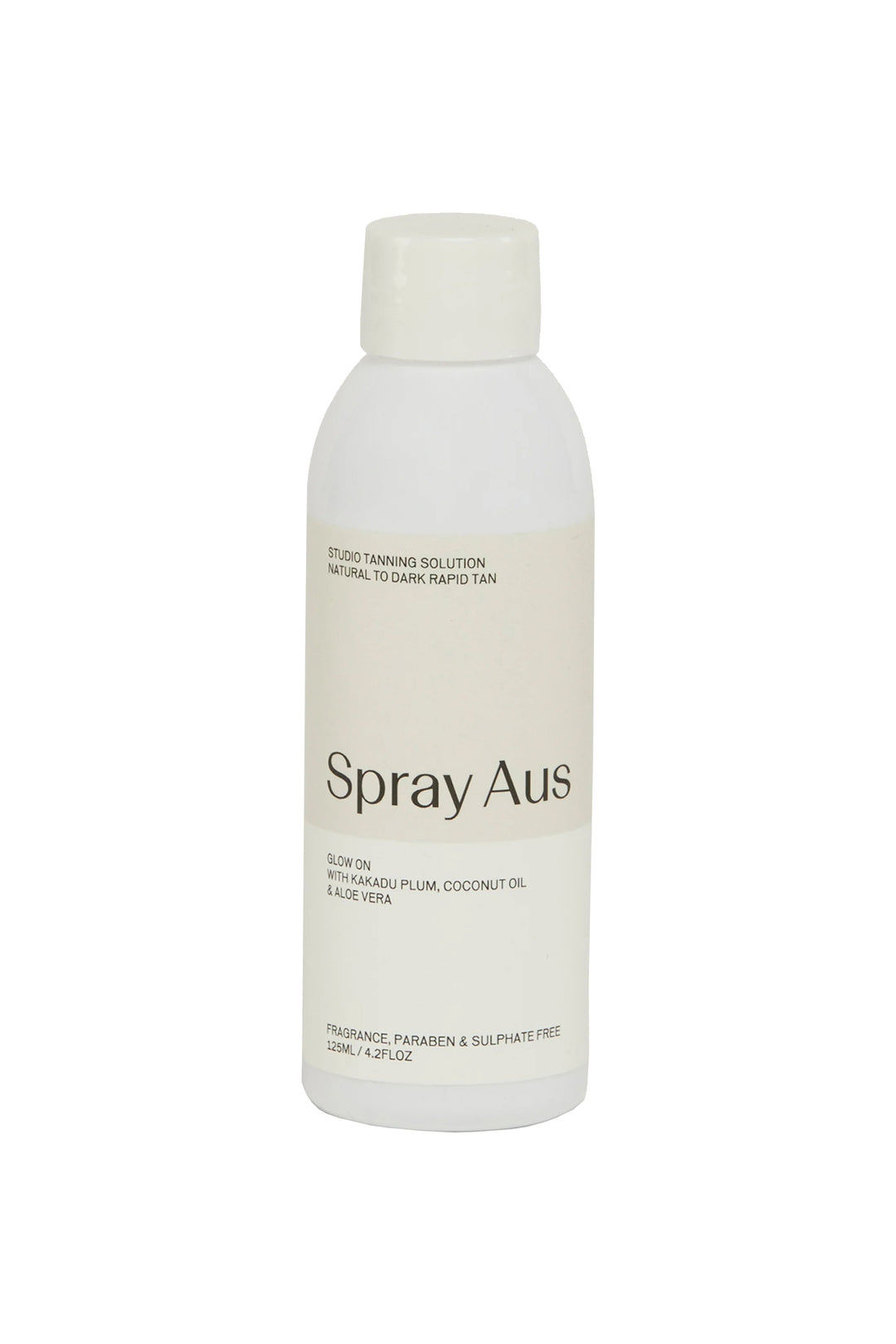 SPRAY AUS PROFESSIONAL TANNING SOLUTION NATURAL TO DARK RAPID TAN 125ML