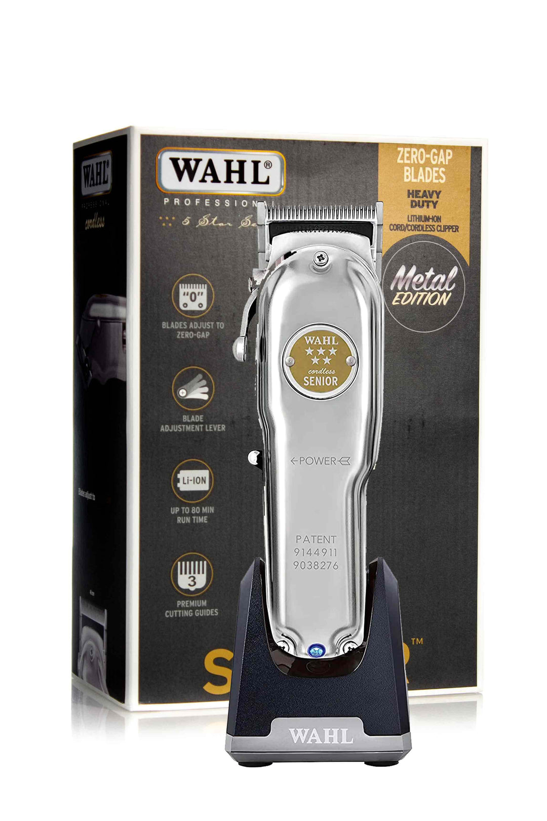 WAHL SENIOR CORDLESS CLIPPER METAL EDITION W/ STAND
