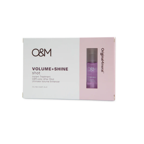 O&M VOLUME + SHINE SHOT INSTANT TREATMENT 12 X 13ML