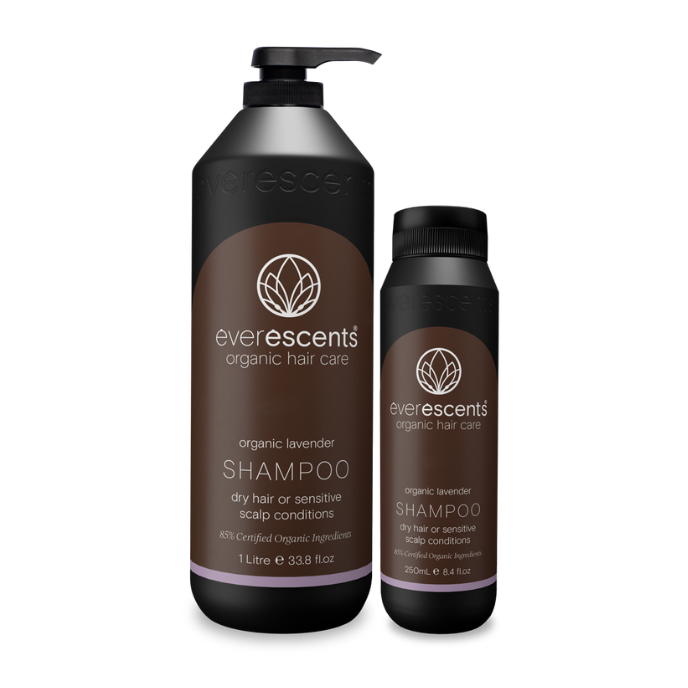EVERESCENTS Organic Lavender Shampoo | Various Sizes – Salon Hair Care