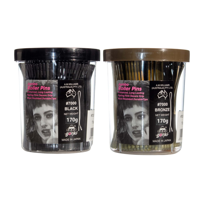 A M WILLIAMS 555 Jumbo Bobby Pins 3" | 170g, Various Colours