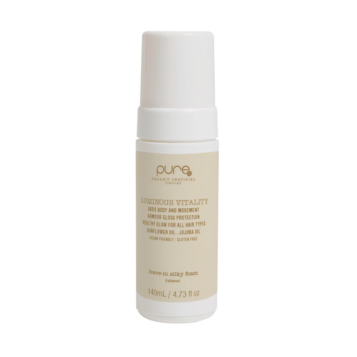 PURE Luminous Vitality Leave-In Silky Foam | Various Sizes