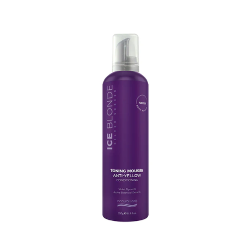 NATURAL LOOK SILVER SCREEN ICE BLONDE CONDITIONING MOUSSE 250G